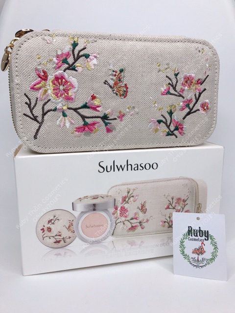 Phấn Nước / Cushion Sulwhasoo Snowise Brightening Cushion Limited  (Full set 2 hộp &amp; Hộp lẻ)