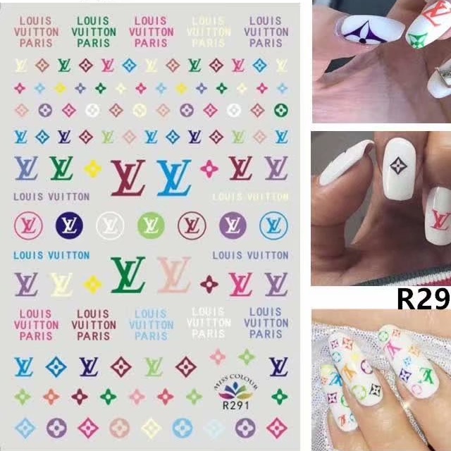 Sticker nails - hình dán móng 3D thương hiệu