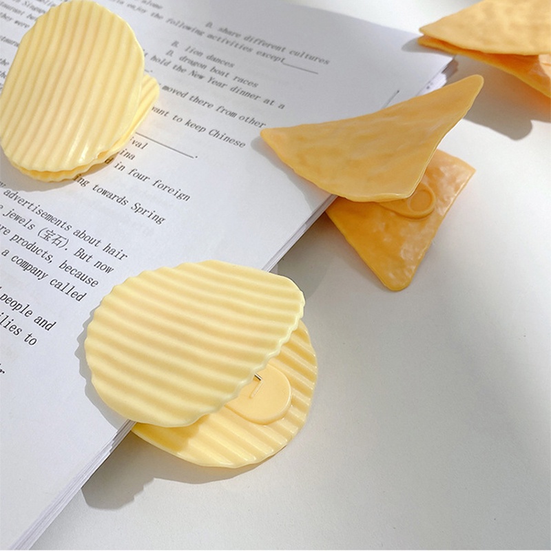 Kẹp Bịt Kín Túi Đựng Đồ Ăn Vặt Hình Bánh Snack Sáng Tạo Dễ Thương