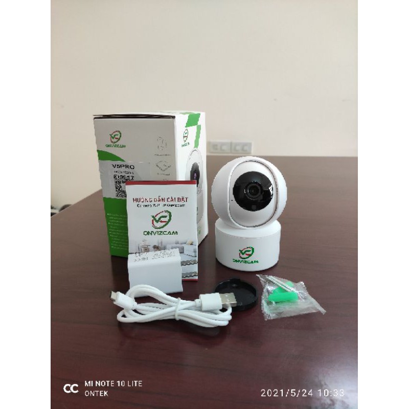 [COMBO SIÊU HỜI] Camera giám sát ONVIZCAM v5 chống trộm xoay theo người di chuyển