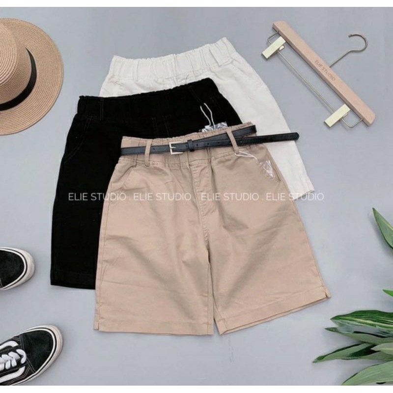 QUẦN SHORTS KAKI NỮ