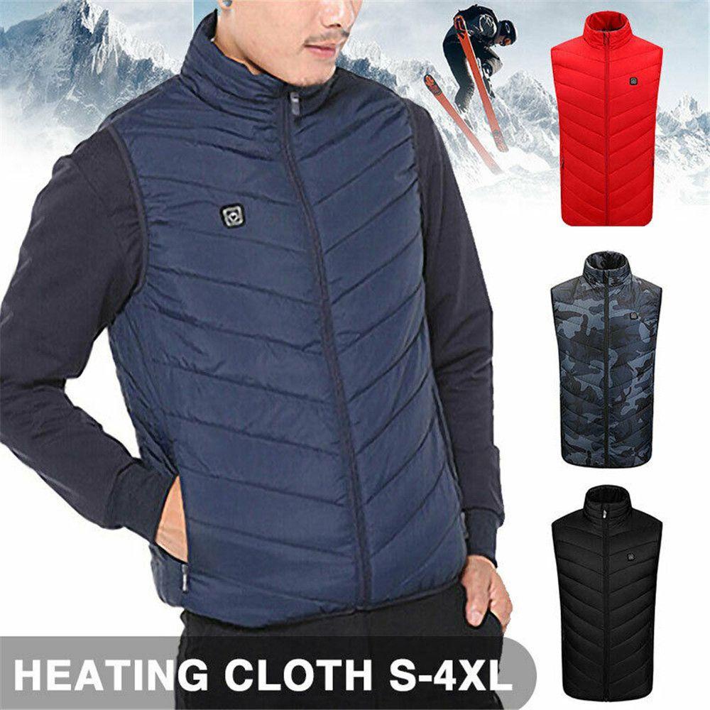 SOFTNESS Áo Khoác Sát Nách Giữ Ấm Bằng Điện Thoải Mái