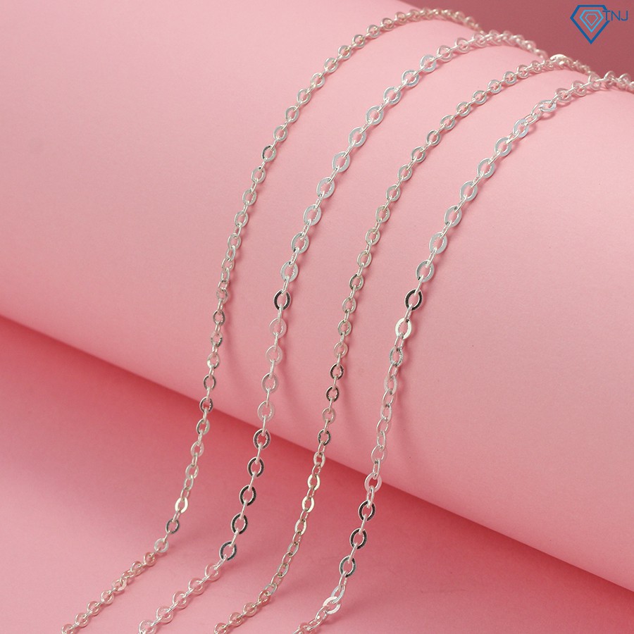 Dây chuyền đôi không mặt đeo cùng nhẫn cặp đôi nam nữ DCD0030 Trang Sức TNJ