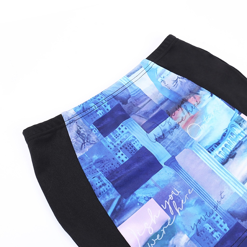 Set Áo Tank Top Hở Lưng + Chân Váy Bút Chì Lưng Cao