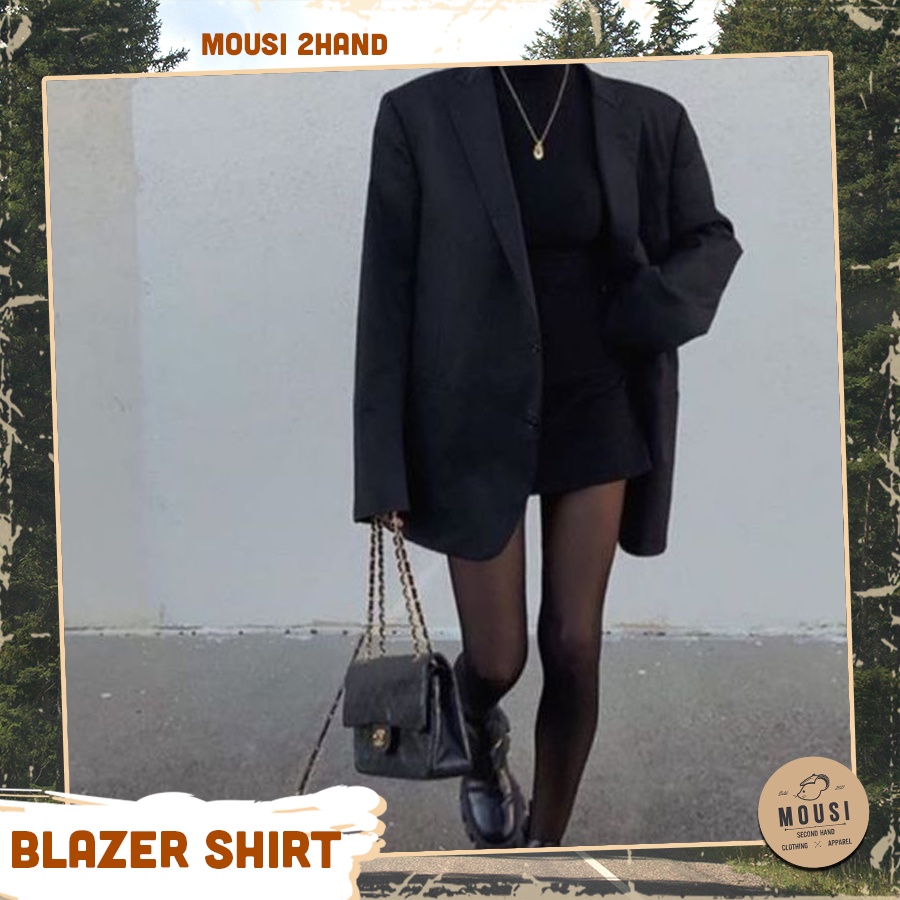 Áo blazer (vest) secondhand (2hand)- [𝐅𝐑𝐄𝐄 𝐒𝐇𝐈𝐏] - vintage, cổ điển, unisex-(inbox shop để được tư vấn size) Mousi 2hand
