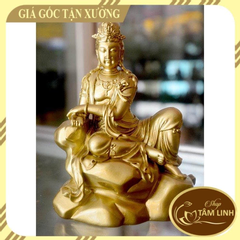 Tượng  Quan Thế Âm tự tại cao 13cm-nhiều mẫu GIÁ TỐT NHẤT THỊ TRƯỜNG
