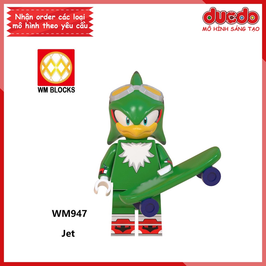 Minifigures các nhân vật trong nhím Sonic the Hedgehog - Đồ chơi Lắp ghép Xếp hình Mini Mô hình WM WM6088