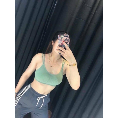 Áo Bra Nữ thiết kế 2 dây không gọng nâng ngực co giãn cao cấp mã Bra 1906