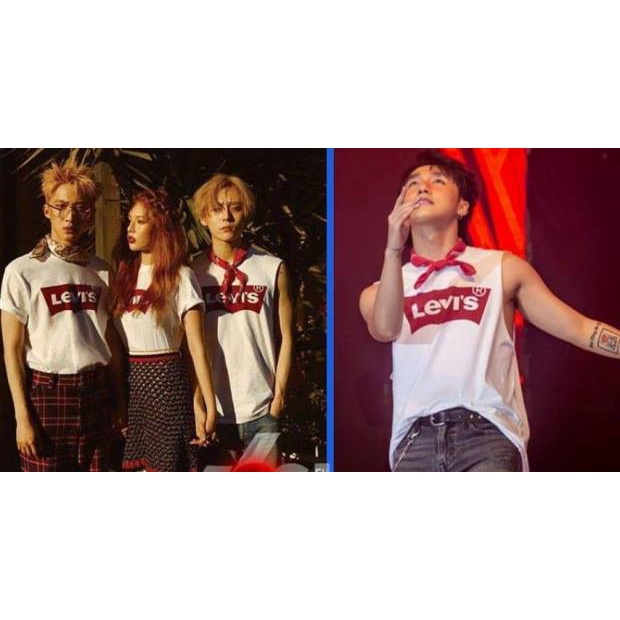 [ FULL TAG ] Áo tanktop Levis trắng Sơn Tùng MTP