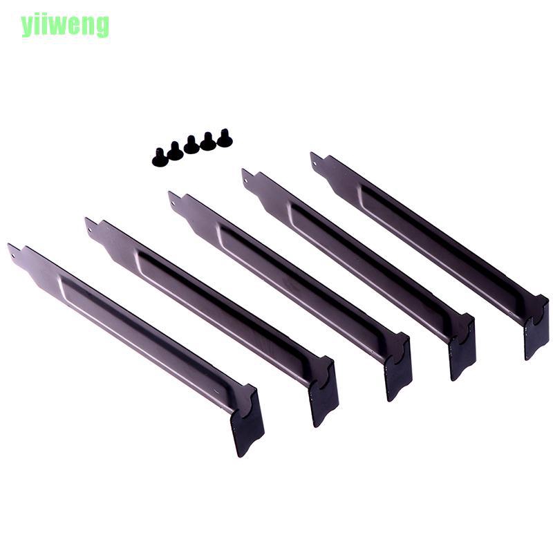 Set 5 Tấm Lọc Bụi Bằng Kim Loại Màu Đen Cho Máy Tính PCI