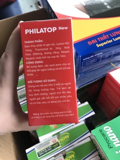 PHILATOP ống nhựa ( hộp 20 )