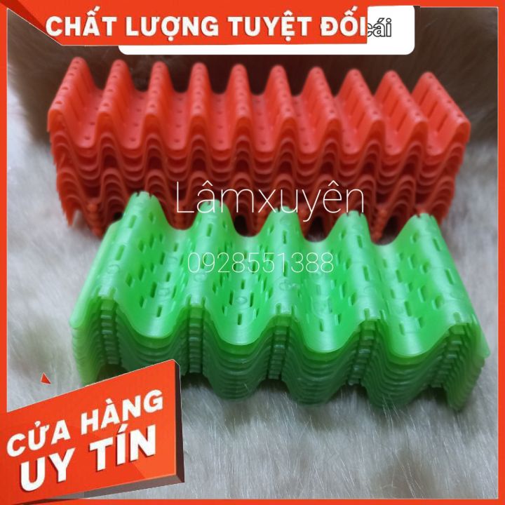 Combo 12 vĩ xương bấm sóng nước  chất liệu nhựa  bền, siêu nhỏ gọn, tiện lợi , chuyên dụng cho salon [tận gốc]
