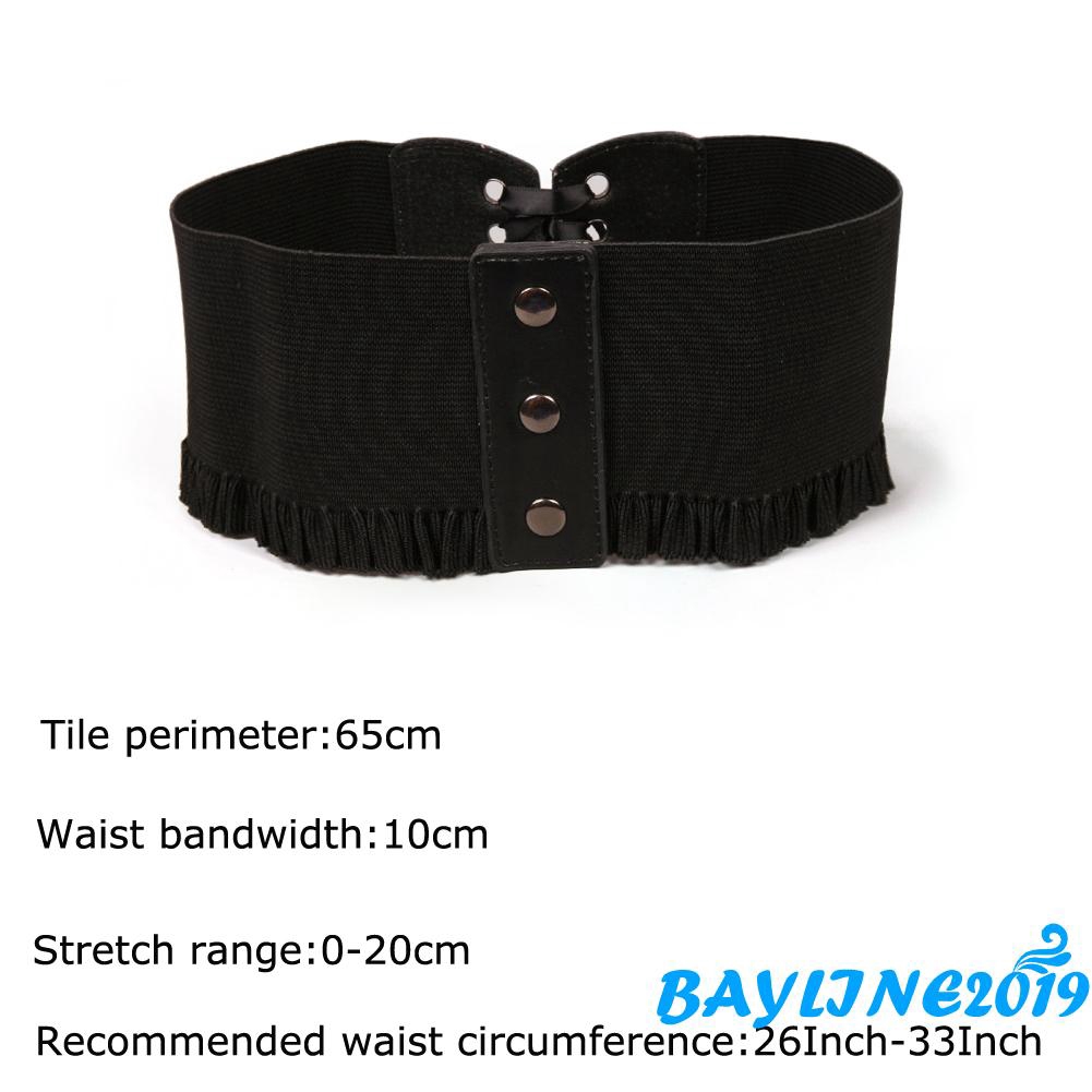 Đai lưng Corset màu đơn sắc phối dây tiện dụng cho nữ