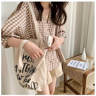 Set Áo Sơ Mi Hàn Quốc Họa Tiết Kẻ Caro Cài Khuy Tay Lỡ Cổ V Kèm Quần Short Kaki Cho Nữ Dạo Phố Đi Học Đi Chơi