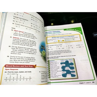 [Freeship]Bộ đẹp 3c - Full Colours - Math - Houghton Mifflin - Grade 6