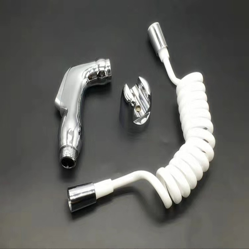 (Rẻ Là Mua)  Bộ vòi xịt vệ sinh dây ống nhựa mềm - 8590 (Bao Đẹp)