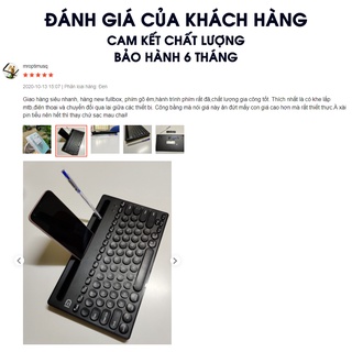 Bàn Phím Bluetooth Forter IK3381 -Dùng cho Điện thoại, Máy tính bảng, Laptop -Kết nối cùng lúc 3 thiết bị - [BH 6 THÁNG]