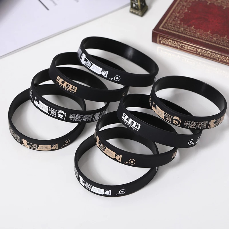 Vòng đeo tay silicon gel hóa trang nhân vật anime Jujutsu Kaisen độc đáo