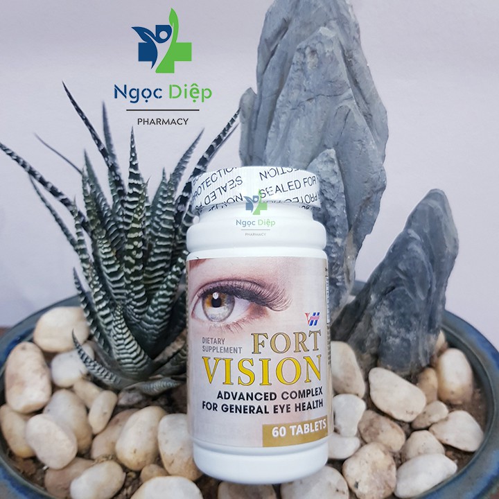 [Hàng Mỹ] Viên uống Bổ Mắt VH-FORT VISION hộp 60 viên nhập khẩu chính hãng DATE 2023 | Thế Giới Skin Care