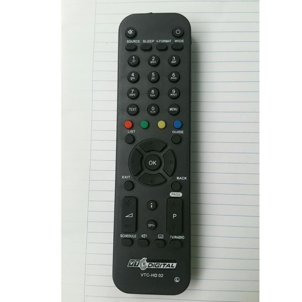 [FREESHIP 50K] REMOTE ĐIỀU KHIỂN ĐẦU THU KĨ THUẬT SỐ VTC-HD02 CHẤT LƯỢNG CAO