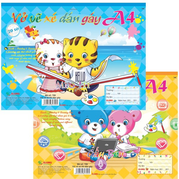 Vở vẽ A4 KLong 708