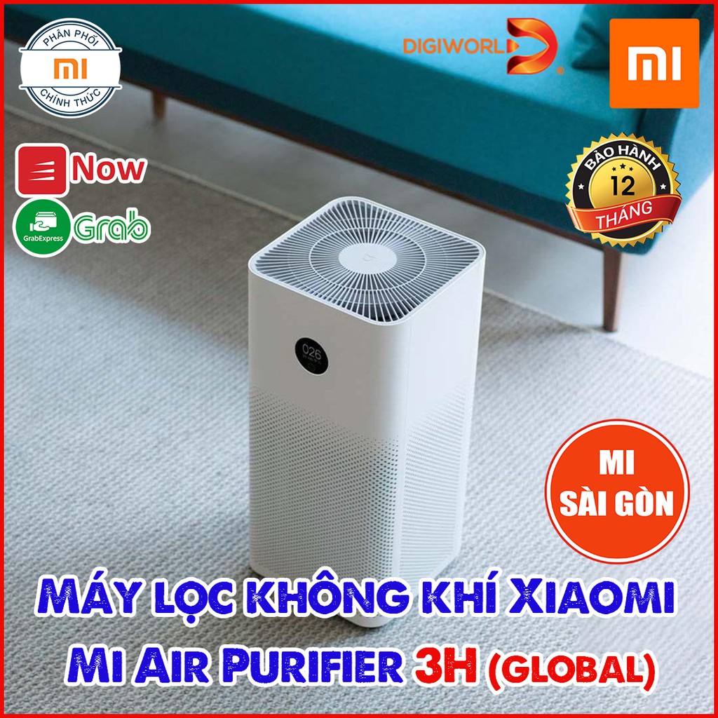 [BẢN QUỐC TẾ] Máy lọc không khí Xiaomi Mi Air Purifier 3H - BẢO HÀNH 12 THÁNG CHÍNH HÃNG