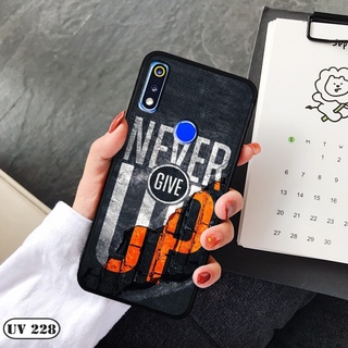 Ốp lưng nhám in hình 3D Realme 3