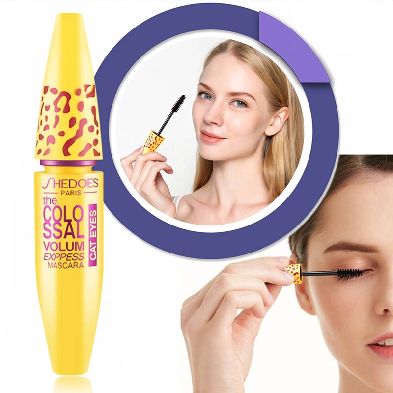 [Hàng mới về] Mascara chải cong và dài lông mi màu đen tự nhiên nhanh khô chống thấm nước