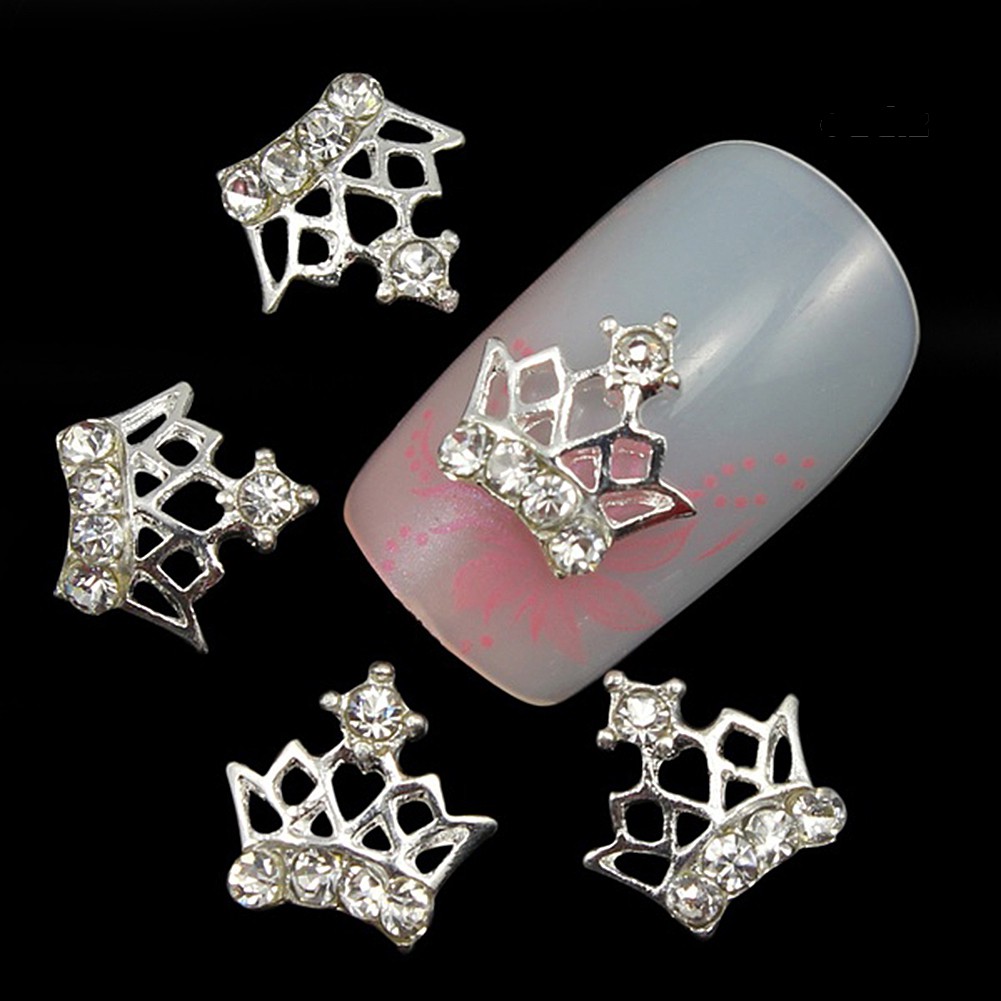 [Hàng mới về] Bộ 10 vương miện đính trang trí móng tay 3D