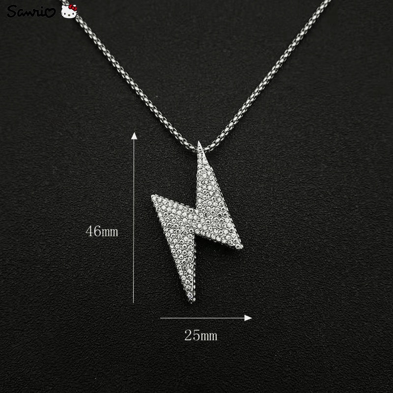 Vòng cổ Dáng Dài Đính Đá Phong Cách hip hop Thời Trang Cho Nam Và Nữ