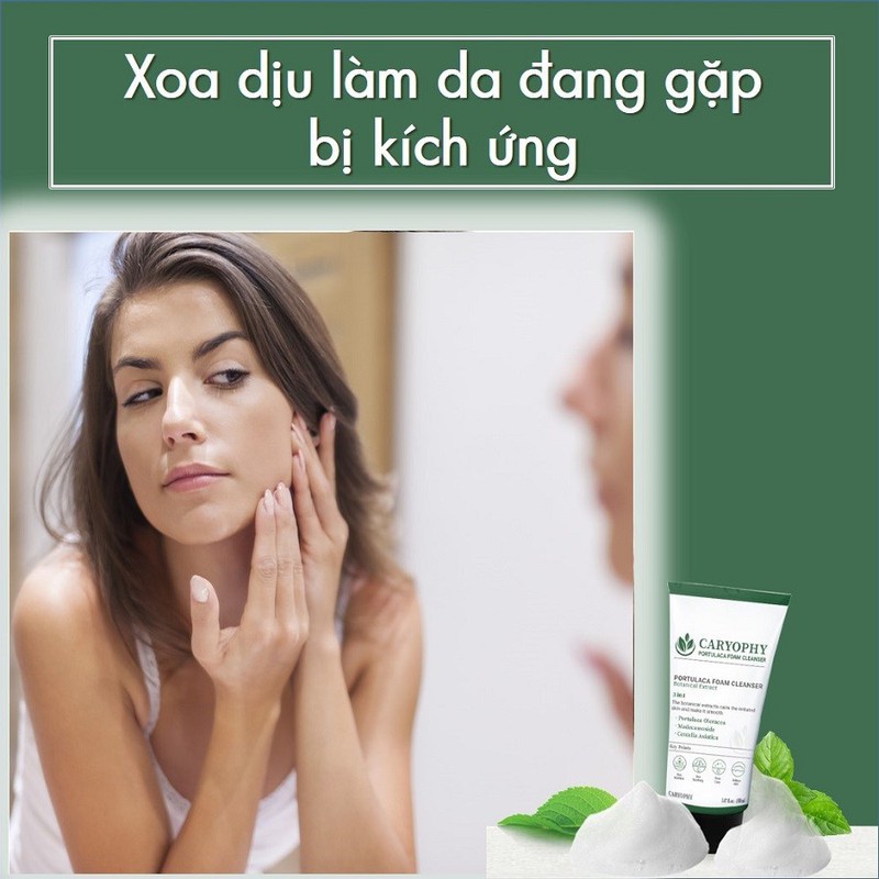 [Mã FMCGMALL -8% đơn 250K] Sữa rửa mặt giảm mụn Caryophy Portulaca Cleansing Foam 150ml | BigBuy360 - bigbuy360.vn