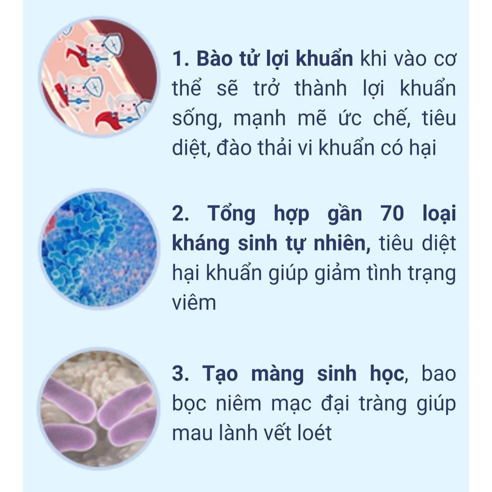 Dung dịch men vi sinh Biospore Fermentum giúp bổ sung lợi khuẩn, hỗ trợ tăng cường tiêu hóa, ăn ngon miệng