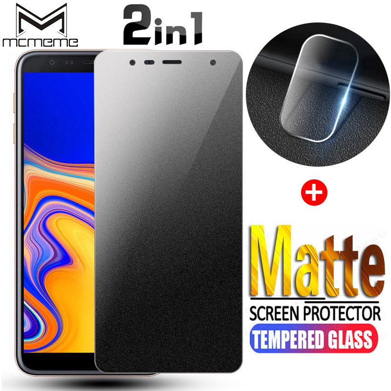 Kính cường lực màn hình chống vân tay cho Kính cường lực camera For Samsung Galaxy J4 J6 Plus J4+ J6+ J8 J7 A6 A8 A9 Plus J2 Pro 2018