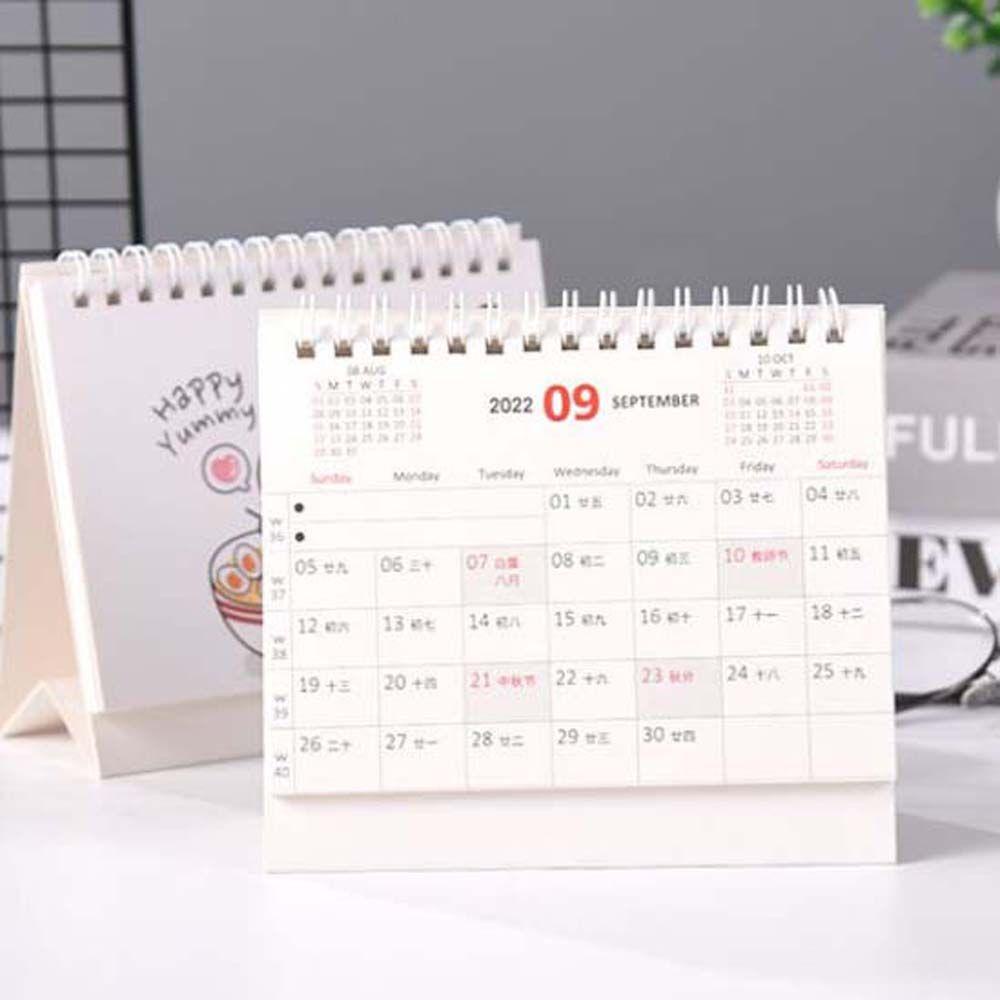 AUGUSTINE Lịch 2022 Mini Để Bàn Có Thể Ghi Chú Lập Kế Hoạch Tiện Dụng