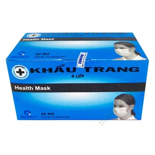Khẩu trang y tế 4 lớp vinapro - hộp 50 cái