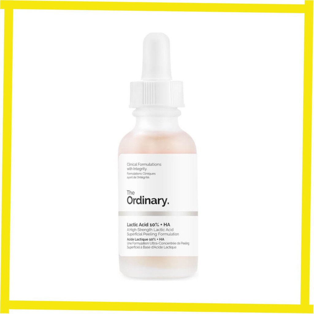 [TOP 1 SHOPEE] Tẩy da chết hóa học Lactic Acid + HA - The Ordinary