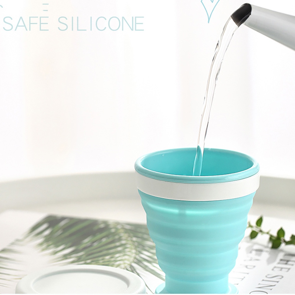 Cốc Uống Nước Bằng Silicone Có Thể Thu Gọn Tiện Dụng