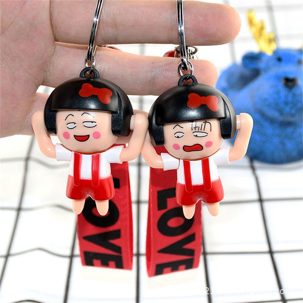 IVORY Móc Khóa Hình Búp Bê Hoạt Hình Maruko Nhật Bản