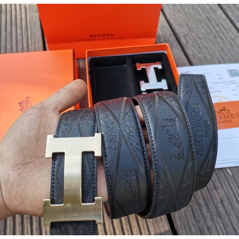 Dây Nịt Hermes 2 Khóa Thời Trang Dành Cho Nam