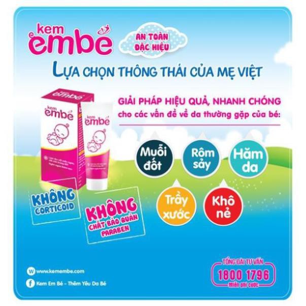 Kem EmBé - Hết mẩn ngứa, giảm viêm hiệu quả / kem em bé