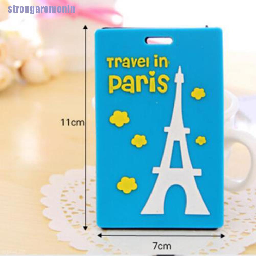 Thẻ treo hành lý ghi thông tin liên lạc xinh xắn