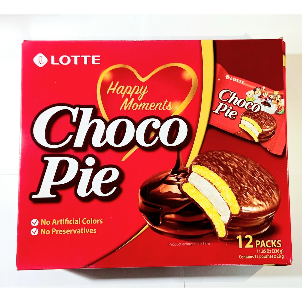 bánh chocopie lotte hộp 336gr/12 cái- hàn quốc5.8.2021