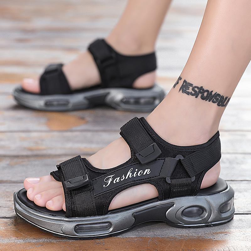 Dép nam mùa hè đệm khí ngoài trời tăng xu hướng giày bình thường chống trượt thể thao học sinh 2020