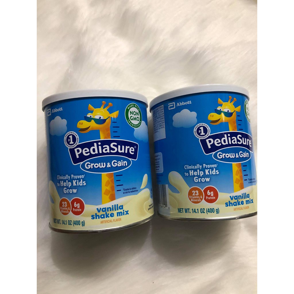 Sữa PEDIASURE MỸ Vani / Dâu 400g ( Date 2022 )