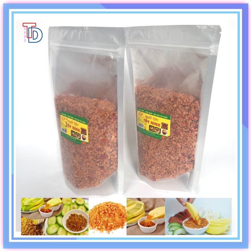 Muối Tôm ♥ Chính Hiệu ♥ Muối Tôm Tây Ninh_Túi Zip Loại 1kg