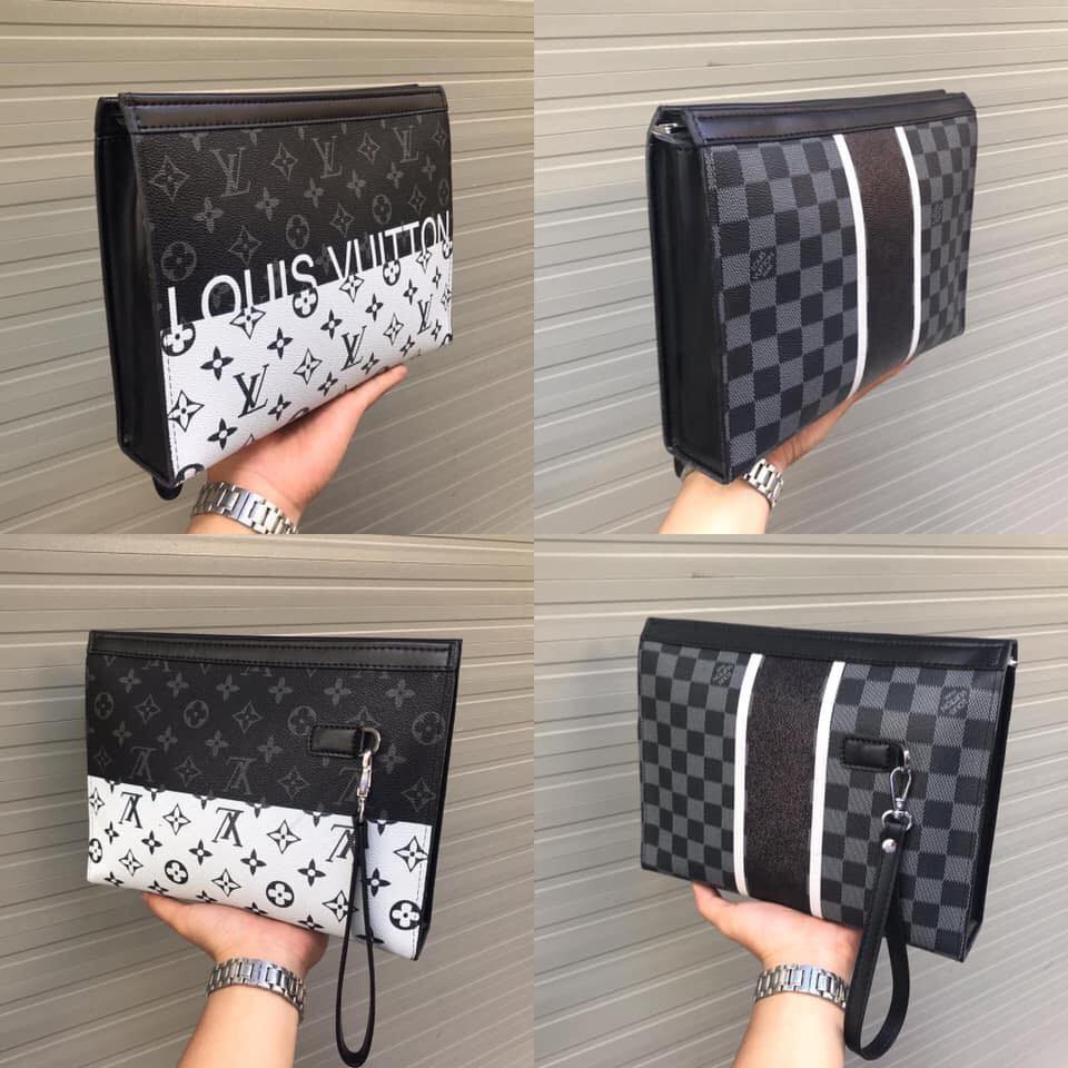 👝HIGH FASHION👝 Ví ví cầm tay, ví clutch siêu cấp, kẹp nách thời trang FULLBOX KT SG