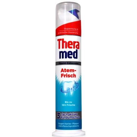 Kem đánh răng Theramed 2in1 Đức Dạng ống tròn