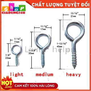 [RẺ VÔ ĐỊCH] Khoen móc cửa, móc tròn- móc màn-GIADUNG24H