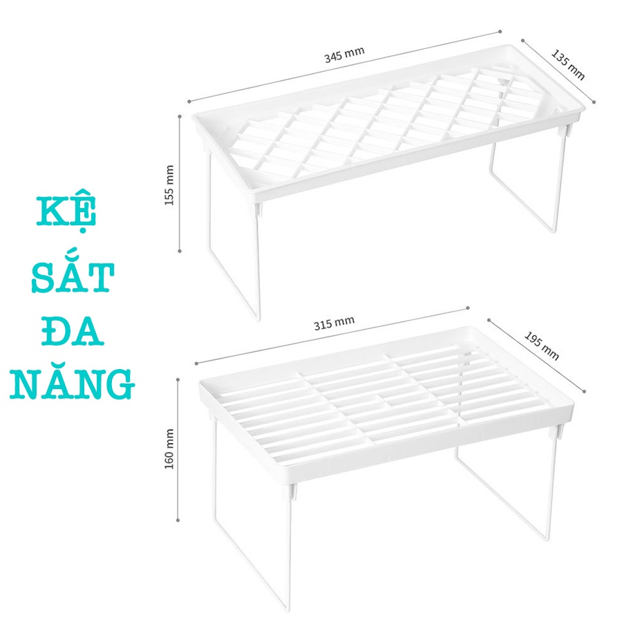 Kệ Sắt Đựng Đồ Đa Năng Để Bàn DIY Phong Cách Hàn Quốc G015 [Rẻ]