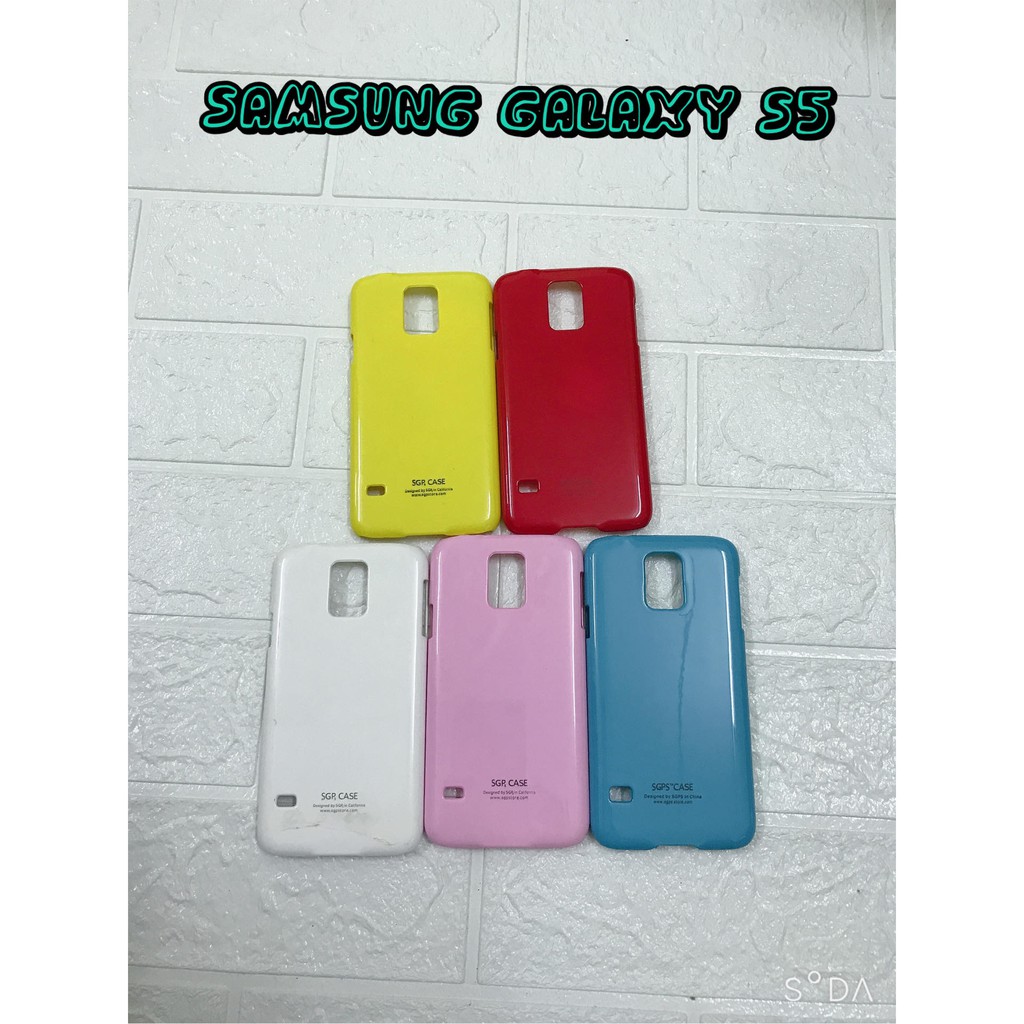 ( THANH LÝ) ỐP lưng SGP nhựa bóng Cho Samsung S5